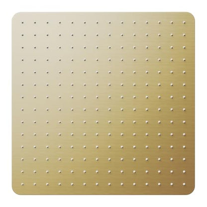 VBFF-Shower Head,rain shower head, 16 inch- Square Shower Head, 1.8 GPM Flow Rate, rainfall showerhead,VBFF10 (Brushed Gold) - color: Brushed Gold, size: 16 Inch