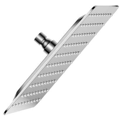 VBFF-Shower Head,rain shower head, 10 inch- Square Shower Head, 1.8 GPM Flow Rate, rainfall showerhead,VBFF08(Chrome) - color: Chrome, size: 10 Inch