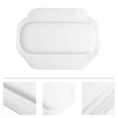 Non-Slip Suction Cup Bath Pillow PVC Foam Bathtub Pillow with Neck and Head Support for Home Shower and Tub Relaxation