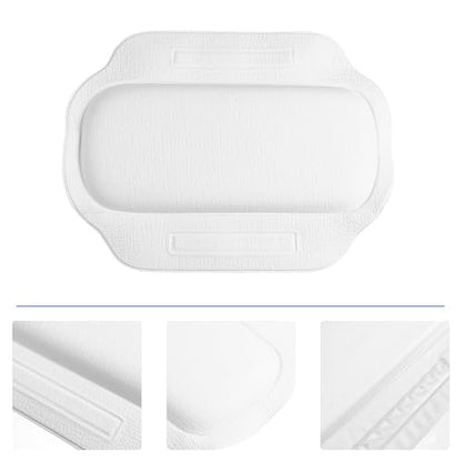 Non-Slip Suction Cup Bath Pillow PVC Foam Bathtub Pillow with Neck and Head Support for Home Shower and Tub Relaxation