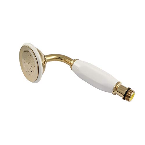 Kingston Brass K106A2 Victorian Hand Shower Head, Polished Brass 6.88 x 2.56 x 2.25 - color: Polished Brass, size: 6.88 x 2.56 x 2.25
