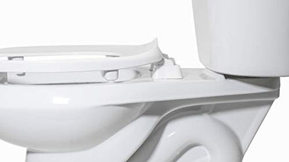 Centoco 2 inch Raised Toilet Seat for Seniors, USA, White | Plastic, HL300STSCC-001 - size: Round, style: 2" Raised