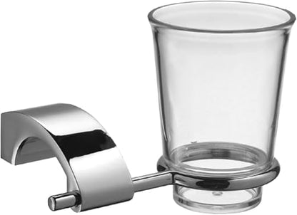 ECKOREA® Polished Chrome Tumbler Holder ECK-270C, Tumbler Included, Durable Zinc Alloy, Wall-Mounted, Screw-in - size: ECK-270C
