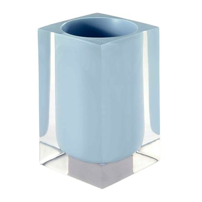 IZOD - Tumbler, Resin Multipurpose Countertop Accessories, Dorm Room Essentials, Modern Home Decor (Marina Collection, Blue)