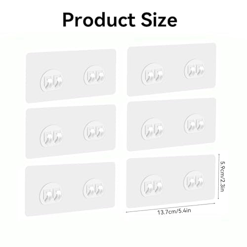 Shower Caddy Adhesive Hooks Replacement for Bathroom, No Drilling | 6 Pack, Strong Adhesive Hooks, for Bathroom Storage Shelves & Kitchen Racks Rack, Waterproof - style: Style 3