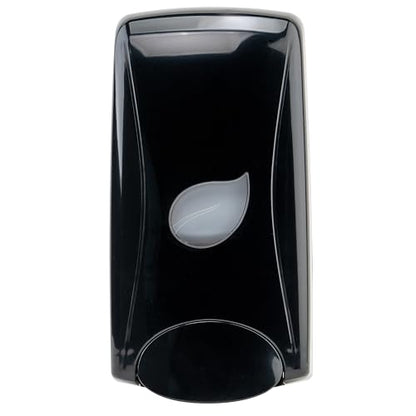 Winco 1000ml Black Pur-Clean Manual Foam Soap Dispenser | Easy push, Refillable, Commercial-grade - color: Black, style: Manual Foam