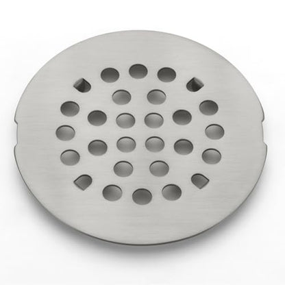 Snap-in Shower Drain Cover 4-1/4 inch Shower Strainer Grid Round (1, Gunmetal) - color: Gunmetal