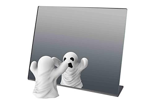 Marketing Holders Acrylic Easel Mirror 10" x 8" Slant Back Portable Lucite Countertop Stand Perfect for Professional and Home Use Makeup Application or Hair Styling - size: 8"L x 10"W