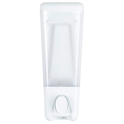 Better Living Products Clear Choice 1 Single Soap Dispenser, One Chamber, White (Pack of 2) - color: White, size: One Chamber (Pack of 2)