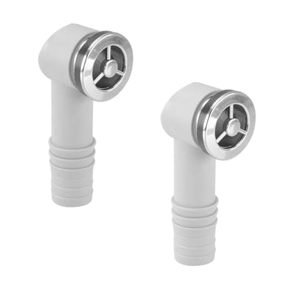 Qrity 2 PCS Round Overflow, Sink Overflow Head, Bathroom sink overflow, Overflow Tube Kitchen Sink Accessories, 36 x 36mm - style: Style-D