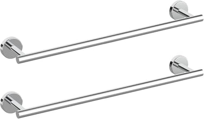 SEIDO 36 Inch Polished Chrome Towel Bar (2-Pack), Anti-Drop Bathroom Towel Holder Rod 22lb Capacity, SUS 304 Stainless Steel Double Towel Rack Wall Mounted, 33" Hanging Length, Complete Hardware - color: Polished Chrome, size: 36 Inch (2 Pack)