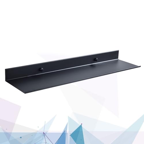 MAGICLULU Black Over-the-Toilet Storage Rack Bathroom Shelf Wall Mount Rustproof Floating Shelves Space-Saving Shelving