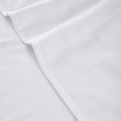 Modern Threads Hotel Collection 6-Pack 100% Ring Spun Cotton, Highly Absorbent Quick Drying Bath Towel Set, White, 24x48 - size: 24x48