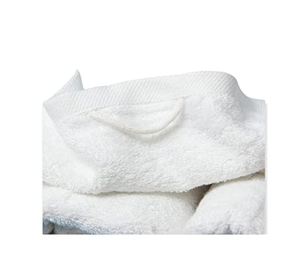 Ultra Soft Luxury Bath Towel Set 8 Piece Towels 600 GSM 2 Bath Towels 2 Hand Towels and 4 Washcloths Towel Sets, Viscose Made from Bamboo (White, 8) - color: White