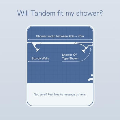 BOONA Tandem Shower as seen on Shark Tank | Dual Shower Head for Couples | Brushed Nickel, Two Showerheads - color: Brushed Nickel, size: Two Showerheads