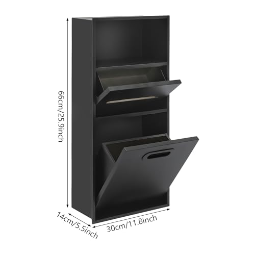 Recessed Toilet Paper Holder in Wall Tissue Toilet Roll Holder Stainless Steel recessed wall Niche Bathroom Toilet Paper Holder with Storage Cabinet for Kitchen Bedroom Hotel (26in-Black) - color: 26in-black