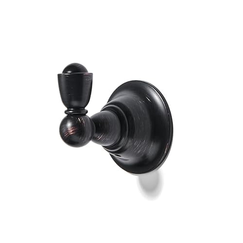 4 Pack 2-3/4inch Oil Rubbed Bronze Robe Hooks | Solid Zinc Alloy | Wall Mounted | Coat Hooks | Hooks Wall Mounted Robe Hooks | For organization in bathrooms entrances. - color: Oil Rubbed Bronze