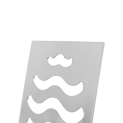 Drain Cover Grates Fit 3.5" x3.5" Drain, Stainless Steel Drainage Grate Cover Square Replacement Floor Drain Strainer for Shower, Bathroom Floor, Balcony, and Outdoor Garden Drains -5pcs - size: 3.4" x 3.4"