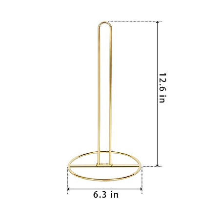 Gold Toilet Paper Holder Stand, OBODING, Freestanding Toilet Paper Holder for Storing 3 Rolls of Toilet Papers (Gold) - color: Gold