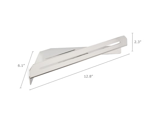 Seachrome 14" x 8" Corner Shower Shelf in a Polished Finish - color: Polished