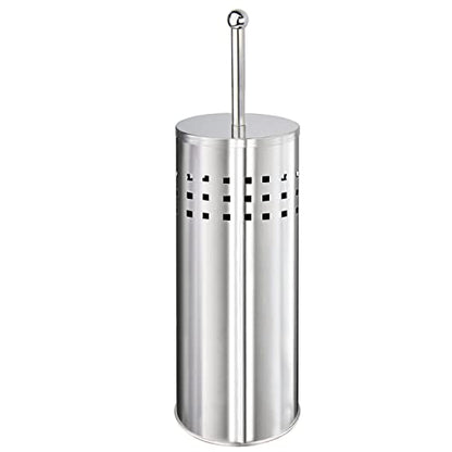 Blue Donuts Toilet Plunger with Holder for Bathroom, Multi Drain Suitable Also for Bathtubs, Quick Dry (Chrome) - color: Chrome