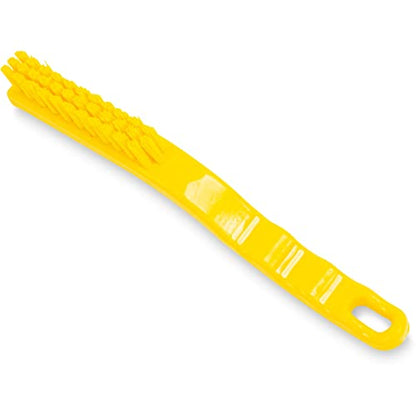 SPARTA Detail Brush Grout Brush, Crevice Brush with Hanging Hole for Bathroom, Kitchens, Countertop, Plastic, 9 Inches, Yellow - color: Yellow, size: 9 Inches
