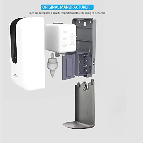 Soap Dispenser,Touchless Automatic Foaming Hand Sanitizer Dispenser Wall Mount, 40oz Motion Sensor Foam Liquid Refill Bottle Sanitizer Dispensing for Bathroom Kitchen Home - color: 1406