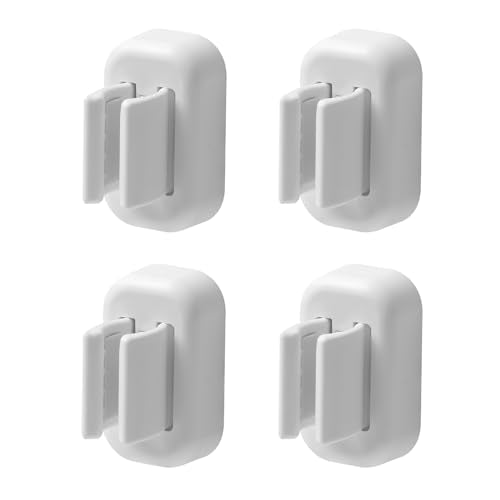 4PCS Wall Mounted Electric Toothbrush Holder, Adhesive & Waterproof Holder | No-Drill Design, Multi-Function Bathroom Organizer for Shower & Cabinet, Space Saving (White) - color: White Toothbrush Holder-4pcs