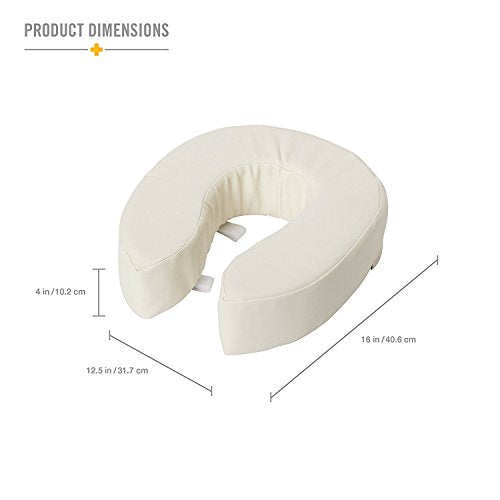 Briggs Healthcare Vinyl Cushion Toilet Seat, 4" - size: 4 Inch (Pack of 1)