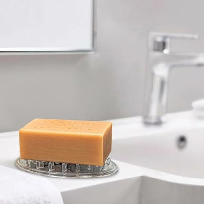 Better Houseware Soap Dish, Set of 2 Soap Holder, Non-Slip Plastic Bar Soap Holder Shower for Bathroom Organization Soap Saver Soap Dishes for Bar Soap