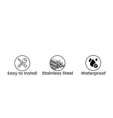 Foldable Towel Rack with Hooks – Wall Mounted Stainless Steel Bathroom Shelf for Towels, Bathrobes & Accessories | Double dacker, Rust-Resistant, Space-Saving Design for Modern Bathrooms (Matte Black) - color: Matte Black