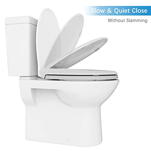 Toilet Seat Round Quick Release, Easy Installation & Release, Safe PP Material Easy Clean, Comfortable Ergonomic Design - size: Round-M01