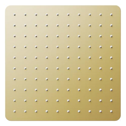 VBFF-Shower Head,rain shower head, 12 inch- Square Shower Head, 1.8 GPM Flow Rate, rainfall showerhead,VBFF09 (Brushed Gold) - color: Brushed Gold, size: 12 Inch