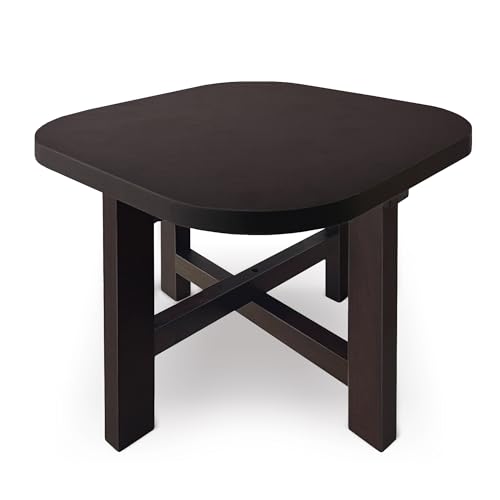 9.8 in Wooden Stool for Shower, Folding Square Footstools, Leg Shaving and Foot Rest, Folding Bamboo Shower Seat, Fully Assembled (S) - style: D