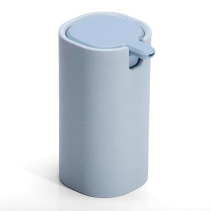 LINE+ARC Modern Easy-to-Press Soap & Lotion Dispenser, Arctic | Ergonomic, rust-free liquid pump, cute blue design for marble bathroom sink, kitchen countertop, blue - color: Arctic