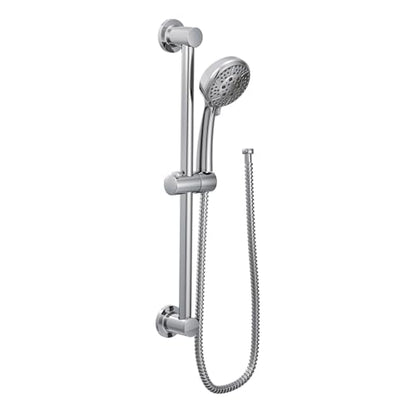Moen Chrome Eco-Performance 4-Spray Pattern Handheld Showerhead with 69 Long Hose and 30-Inch Slide Bar, 3669EP - color: Chrome
