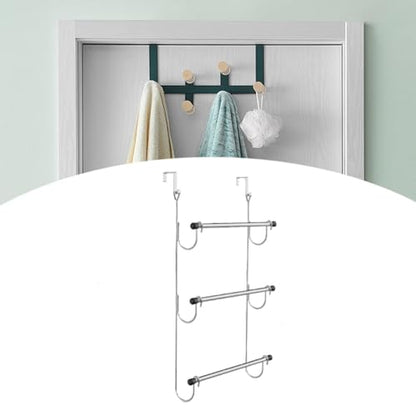 Over The Door Towel Rack Versatile Space Saving Door Towel Storage Holder