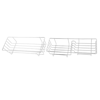 Rustic Brown Over Toilet Floating Shelf Duty Iron Wall Mounted Bathroom Storage Shelf with Space Saving Design Finish Easy Installation