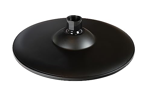 Niagara Conservation N9517MB Rainfall Spa 1-Spray with 1.75 GPM 8-in. Wall Mount Adjustable Fixed Shower Head in Matte Black, 1-Pack | Bathroom Shower Head Sprayer with Pressure Compensation - color: Matte Black, size: 1.75 GPM