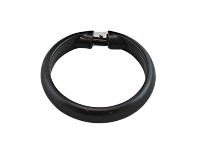 12 Piece Plastic Basic Locking Round Hook Easy Gliding Shower Curtain Rings Fits All Standard Size Shower Rods (Black) - color: Black