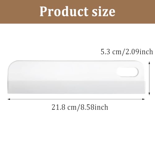 Kitchen Squeegee Mini Soft Rubber Window Scraper Small Glass Cleaning Tool for Countertop Sink Shower Door Bathroom Mirror Auto Windshield White Gray Mini Sink Squeegee