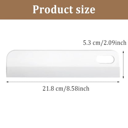 Kitchen Squeegee Mini Soft Rubber Window Scraper Small Glass Cleaning Tool for Countertop Sink Shower Door Bathroom Mirror Auto Windshield White Gray Mini Sink Squeegee