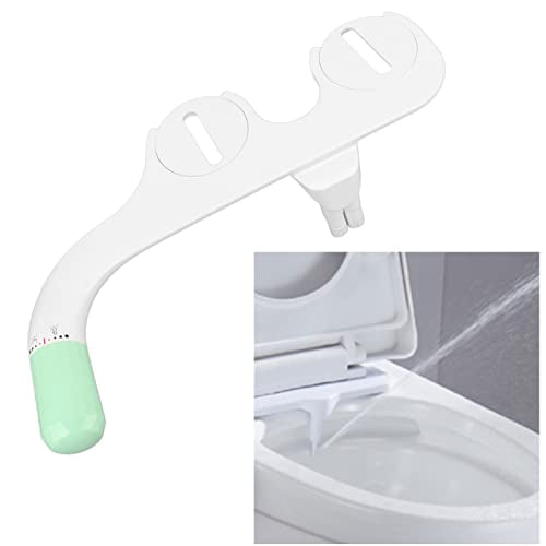 Hygienic Bidet Toilet Attachment Self Dual Nozzle Hot and Cold Water Non Electric Bidet Toilet Attachment with 7/8 Copper Tee Bidet Attachments