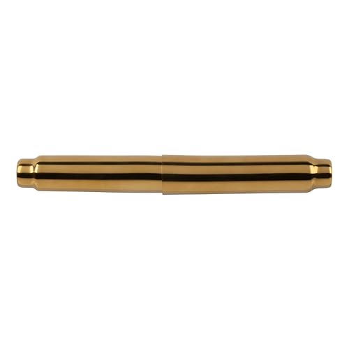 Premier Stainless Steel Toilet Paper Roller Holder, Spring-Loaded (Brass Gold) - color: Brass Gold