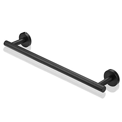 4 Pieces Bathroom Hardware Set-Towel Ring-Toilet Paper Roll Holder-Towel Hooks-Towel Bar Sets Heavy Duty SUS 304 Stainless Steel Wall Mount Bathroom Accessories,Matte Black - color: Matte Black-4