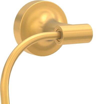 Franklin Brass Voisin (1-Pack) Hand Towel Ring Satin Gold Holder for Wall Mount Round Hanger for Kitchen, Bathroom Accessories VOI46-BB - color: Satin Gold