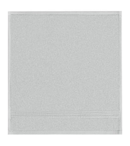 Ozdilek 6-Piece Washcloth Set 13x13 Towels 100% Turkish Cotton, Soft, Absorbent, Gentle on Sensitive Skin, Multi-Purpose Use, Washable, Reusable, Ideal for Baby Care & Spa 6 Towels (Grey) - color: Grey