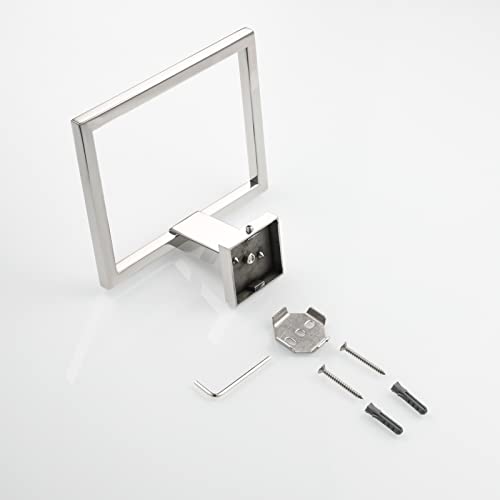 Stainless Steel Hand Towel Holder Wall Mounted Towel Ring for Bathroom, Mirror Polish, SBH239 - color: Mirror Polish