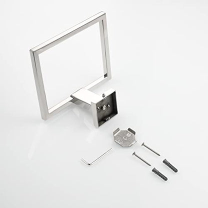 Stainless Steel Hand Towel Holder Wall Mounted Towel Ring for Bathroom, Mirror Polish, SBH239 - color: Mirror Polish