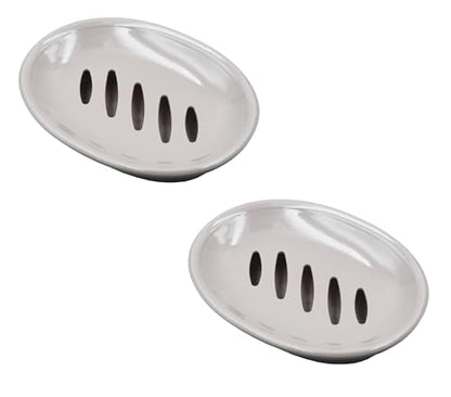 2 Pack Plastic Soap Dish with Drain,Sponge Holder,for Shower,Bathroom,Kitchen (Pink) - color: Pink
